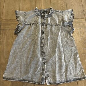Rails Denim Gray Blouse